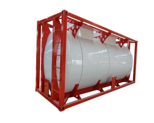 qualidade  20ft 40ft ISO Tank Container Oil Tank Gasoline And Oil Container For Fuel Transportation Reasonable Price fábrica